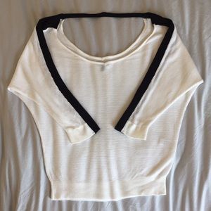 Express Scoop Neck and Back Sweater